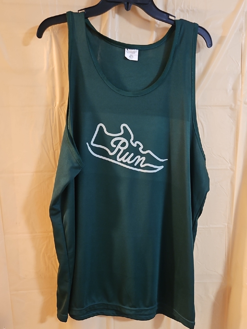 AUGUSTA SPORTSWEAR RUN TANK: GREEN: EUC: SIZE XL